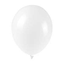 Pastelni baloni Beli 50 kosov